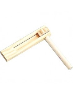 _ Batterie e percussioniRaganella singola in legno peace rh-49