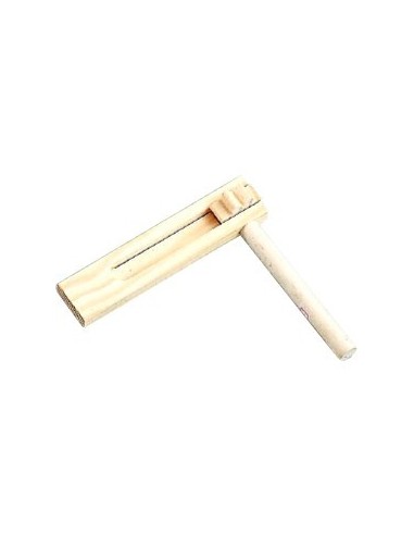 _ Batterie e percussioniRaganella singola in legno peace rh-49