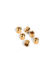 _ Accessori per strumenti a cordaSet 6 boccole fermacorde tele sounds tb20g - gold