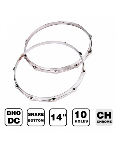 _ Batterie e percussioniCerchio sotto rullante peace dho-dc-s-14us 14" diecasting 10 fori