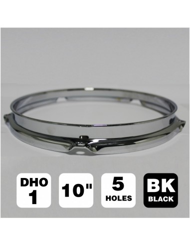 _ Batterie e percussioniCerchio peace dho-1-10t-bk 10" black 5 fori