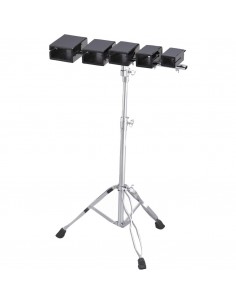 _ Batterie e percussioniWood block peace wb-12 set 5 pezzi in linea