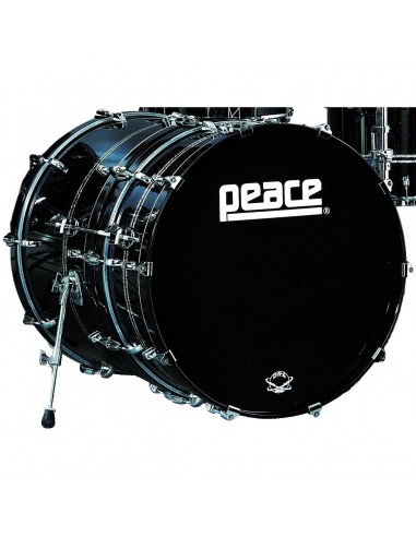 _ Batterie e percussioniBass drum 22"x8" peace serie dp-dc2208bo 295 black castle