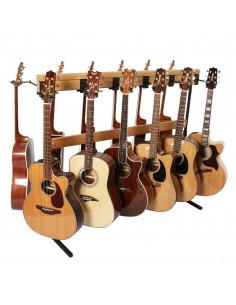 _ Supporti per sturmenti musicaliEspositore stringswing in legno per chitarre acu doppio ( 12 chit ) cc109a-k