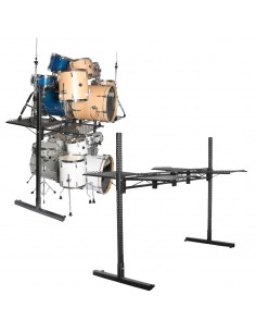 _ Supporti per sturmenti musicaliEspositore stringswing da terra doppio lato per batterie ccdr