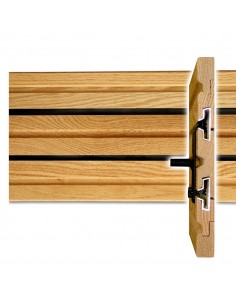 _ Supporti per sturmenti musicaliDoga 4" ( 10 cm ) stringswing in noce per supporti chitarra rail-w-b