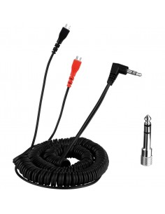 _ Cuffie per djCavo a spirale per sennheiser hd 25 - 3.5m - nero 0020103443