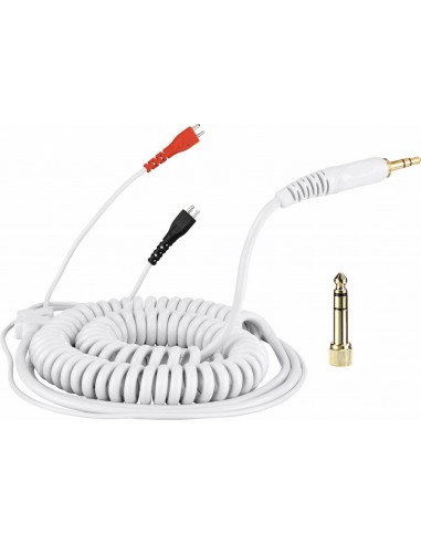 _ Cuffie per djCavo a spirale deluxe per sennheiser hd 25 - 3.5m - bianco 0020106603