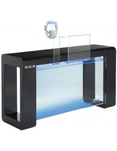 _ Arredi per djZomo deck stand finestra anteriore acrilico - controllo rgb 0030102806