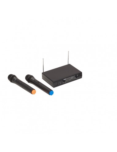 8000 MicrofoniRadiomic. vhf doppio soundsation wf-v21hha 2 handmic 213.0 - 215.5mhz