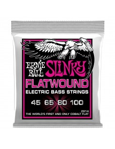 8000 Accessori per strumenti a cordaMuta ernie ball basso el 2814 super slinky flatwound