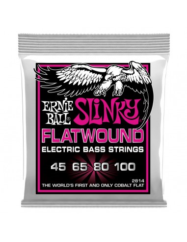 8000 Accessori per strumenti a cordaMuta ernie ball basso el 2814 super slinky flatwound