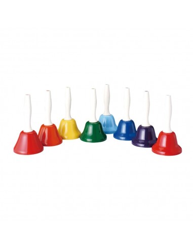 8000 Batterie e percussioniSet 8 campanelle angel ahb-8 hand bell