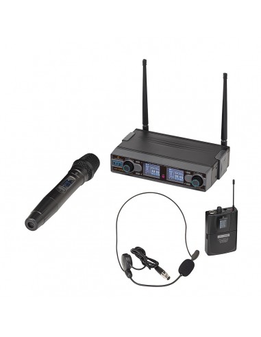 8000 MicrofoniRadiomic. dig doppio uhf soundsation wf-d290hp mkii-a2 1tx mano + tasc.&headset uk 606-613.5mhz