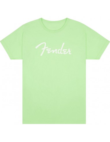 8000 GadgetT-shirt fender spaghetti logo  surf green, s 9192022306