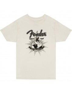 8000 GadgetT-shirt fender world tour  vintage white, m 9192822406
