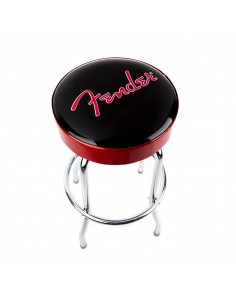 "8000 GadgetSgabello fender red sparkle logo  black/red sparkle, 24"" 9192022004"