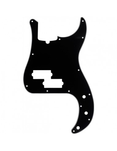 Accessori per strumenti a cordaFender parts pickguard precision bass 13-hole mount (with truss rod notch) black 3-ply 0991352000