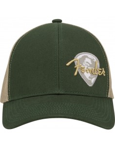 GadgetCapello fender globe pick patch hat,green khaki 9122421400