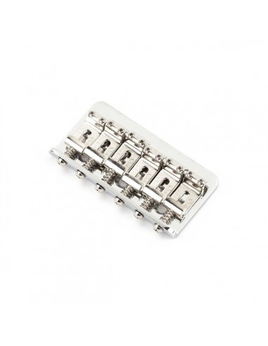 Accessori per strumenti a cordaFender parts 6-saddle hardtail classic/standard series bridge assembly (chrome) chrome 0060068000