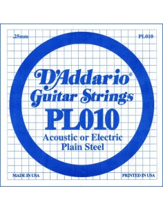8000 Accessori per strumenti a cordaCorda d'addario pl010
