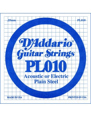 8000 Accessori per strumenti a cordaCorda d'addario pl010