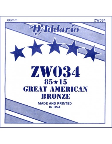 8000 Corda d'addario zw034
