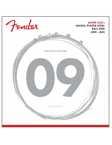 8000 Muta fender 250l gauges .009-.042, (6) 0730250403