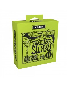 8000 Ernie ball 3221 slinky nickel 10-46 3 pack