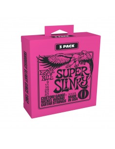 8000 Ernie ball 3223 super slinky nickel 09-42 3 pack