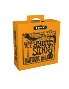 8000 Ernie ball 3222 nickel wound hybrid slinky 09-46 3 pack