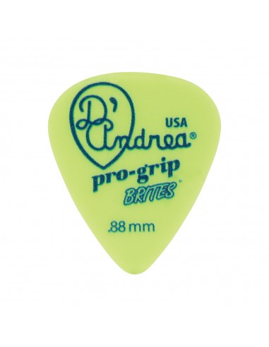 8000 Confezione 12 plettri d'andrea pro-grip tpgb351 .88mh