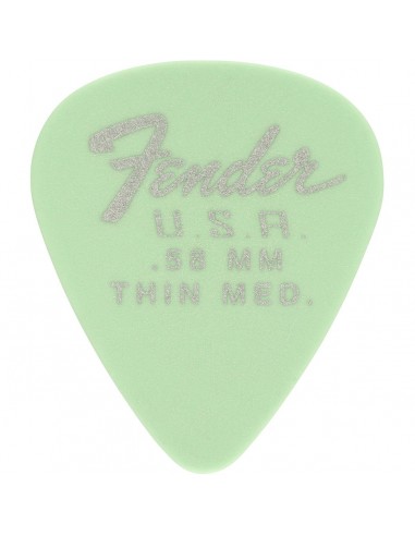 8000 Plettri fender dura-tone 351 shape .58 surf green 12-pack 1987351750