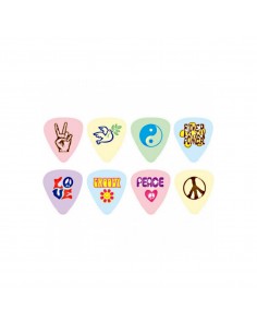 8000 Busta 72 plettri d'andrea peace&love pl-th thin