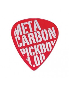 8000 Busta 50 plettri pickboy gp-422-1 meta red 1.00 mm