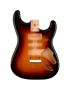 8000 Corpo fender deluxe series stratocaster hsh alder 2-point bridge mount 3-color sunb 0997103700