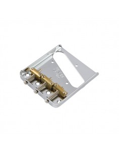8000 Fender parts 3-saddle american vintage telecaster bridge assembly with brass s chrome 0990806100